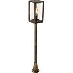 Charlois - lampe sur pied extrieur - 1 lumire - l 14 cm - dor / laiton - rustique - clairage extrieur ...