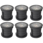 Qazqa delux honey - led spot encastrable de sol - 1 lumi�re - � 20 cm - noir - moderne - �clairage ext�rieur ...