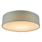 Drum led - led plafonnier - 1 lumi�re - � 400 mm - vert - moderne - �clairage int�rieur - salon i chambre ...