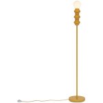 Qazqa fedde - lampadaire - 1 lumi�re - h 150 cm - jaune - r�tro - �clairage int�rieur - salon i chambre ...