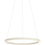 Qazqa girello - led suspension - 1 lumi�re - � 60 cm - beige - design - �clairage int�rieur - salon i ...