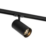 Qazqa jeana luxe - syst�me de rail spot luminaire plafond, plafonnier compatible pour led - 1 lumi�re ...