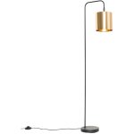 Lofty - led dimmable lampadaire variateur inclus - h 140 cm - noir et or - moderne - �clairage int�rieur ...
