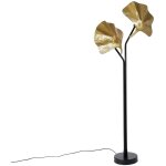 Louka - lampadaire - 2 lumière - h 137 cm - laiton - oriental - éclairage intérieur - salon i chambre ... Louka - lampadaire - 2 lumière - h 137 cm - laiton - oriental - éclairage intérieur - salon i chambre ...