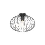 Qazqa - margarita - suspension - 1 lumire -  36 cm - noir - design - clairage intrieur - salon i ...