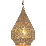 Qazqa mowgli - suspension - 1 lumire -  26 cm - dor - oriental - clairage intrieur - salon i chambre ...