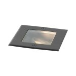 Oneon - spot encastrable de sol - 1 lumire - l 13 cm - noir - moderne - clairage extrieur - qazqa
