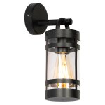 Ruben - applique murale - 1 lumière - l 102 mm - noir - rustique - éclairage extérieur - qazqa Ruben - applique murale - 1 lumière - l 102 mm - noir - rustique - éclairage extérieur - qazqa