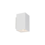 Qazqa sandy - applique murale - 2 lumi�re - l 85 mm - blanc - design, moderne - �clairage int�rieur - ...