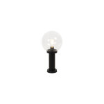 Qazqa ? lampadaire d'ext�rieur moderne ip44 ? � 25 cm en acier inoxydable ? culot e27 ? compatible led, ...