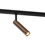 Qazqa slimline uzzy - syst�me de rail spot luminaire plafond, plafonnier compatible pour led - 1 lumi�re ...