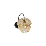 Vadi - applique murale - 1 lumi�re - l 250 mm - dor� / laiton - oriental - �clairage int�rieur - salon ...