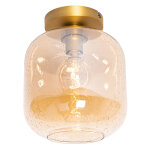 Qazqa - zuzanna - plafonnier - 1 lumière - ø 25 cm - orange - design - éclairage intérieur - salon i ... Qazqa - zuzanna - plafonnier - 1 lumière - ø 25 cm - orange - design - éclairage intérieur - salon i ...