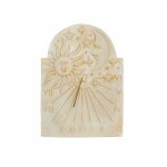 Qem - cadran solaire motif �clipse grand mod�le pierre naturelle 40cmx60cm