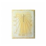 Cadran solaire motif lys pierre naturelle 38cmx50cm