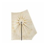 Qem - cadran solaire motif soleil d�co pierre naturelle 33cmx42cm