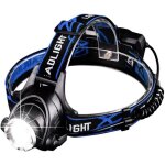 Lampe frontale led puissante rechargeable torche frontale lampe phare orientable 3 modes led frontale ...