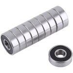 Qiyao - 10 pi�ces 608 - 2rs roulements � billes roller longboard convient pour abec utilis� pour les ...