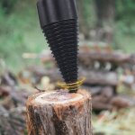 Qiyao - foret fendeur de b�ches de 42 mm, forets amovibles, perceuses �lectriques, tournevis conique ...