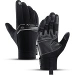 Gants anti - chaleur, gants de sport d'hiver, gants de cyclisme chaud avce crans tactiles, anti - vent ...