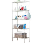 Qiyao - meuble de cuisine rayonnage de rangement en m�tal �tag�re de rangement � quatre niveaux en m�tal ...