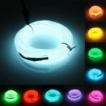 Litzee - ruban led et accessoire 5m el fil el cble non clairage lectroluminescent  piles fonctionnant ...