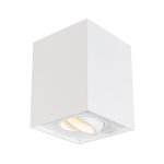 Quadro - spot plafond, plafonnier - 1 lumi�re - l 95 mm - blanc - design, moderne - �clairage int�rieur ...