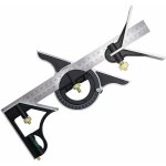 Querre à combinaison 300mm, règle d'angle de combinaison en acier inoxydable, Équerre combinée avec niveau ... Querre à combinaison 300mm, règle d'angle de combinaison en acier inoxydable, Équerre combinée avec niveau ...