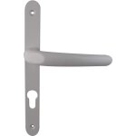 Quincadeco - poign�e porte fen�tre plaque �troite saillie r�duite blanche