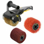 Fartools - r�novateur ext�rieur 1300w rex 120d avec 3 brosses (laiton, nylon abrasif, fibre synth�tique) ...