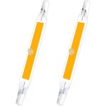Aafgvc - r7s 78mm led 5w blanc chaud 3000k, 500lm, r7s j78 cob led linaire remplacer crayon halogne ...