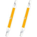R7s 78mm led 5w blanc chaud 3000k, 500lm, r7s j78 cob led lin�aire remplacer crayon halog�ne 40w 50w, ...