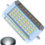 R7s led 118mm 30w dimmable ampoule daylight 6000k ac 220v 3000lm double extr�mit� type j led projecteur ...