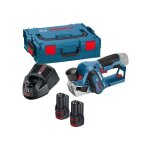 Bosch professional - rabot bosch gho 12v20 professional - 2 batteries 3. 0ah li - ion, chargeur, coffret ...