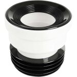Raccord droit pour cuvette de wc de 100 mm / 110 mm, joint de fixation rigide au sol pour wc suspendu. ...