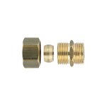 Raccord laiton bicone union m�le droit 8x13 - 10