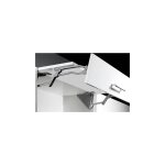 Hettich - raccord rabattable 9079610 gris argent
