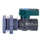 Raccordement r�servoirs d'eau en pvc robinet tonneau de pluie en pvc de 1 pouce avec raccord de cloison ...