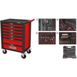 Kstools - racingline servante d'atelier noir / rouge avec 7 tiroirs et 515 outils d'excellente qualit ...