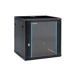 Rack mural 19  phasak pro 12u 600x600 mont�, id�al pour les serveurs et les t�l�communications, design ...