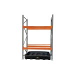 Matis�re - rack � palettes 2 niveaux - module de d�part - longueur 2070mm - 11462