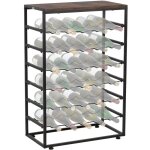 Zelsius - rack � vin pour 30 bouteilles de vin, casier � bouteilles avec �tag�re, support pour le vin ...