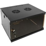 Rackmatic - serveur rack 19  murale 6u noir sohorack 540x450x312 mm