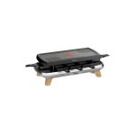 Raclette tefal gourmet 8 coupelles profondes 3 en 1 1350 w gris