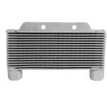 Radiateur de refroidissement d'huile moteur en alliage d'aluminium argent, 15 ranges, pices universelles ...