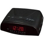 Radio - alarme num�rique radio - alarme cr - 9905 radio fm pll avec �cran led rouge