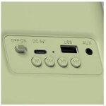 Radio fm vintage retro bluetooth - battery 12h, am / fm, usb, aux, bluetooh - haeger