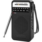 Radio de poche am fm, � transistor avec haut - parleur, prise casque, portable pour une utilisation en ...