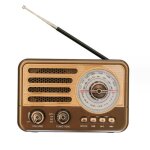 Radio portable am fm, haut - parleur bluetooth, radio r�tro, fonctionne sur batterie rechargeable, convient ...