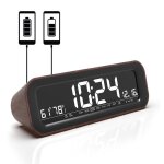 Fishtec - radio réveil 5 sons nature, 2 usb, fm, 22x7 cm Fishtec - radio réveil 5 sons nature, 2 usb, fm, 22x7 cm